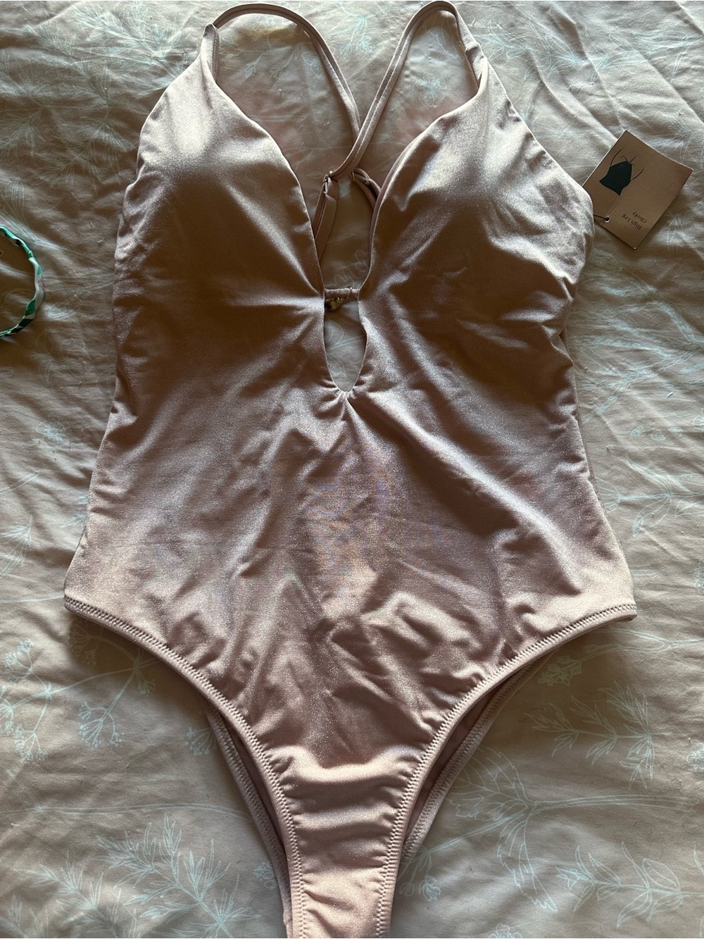 Shade & Shore Blush Pink One-Piece Swimsuit